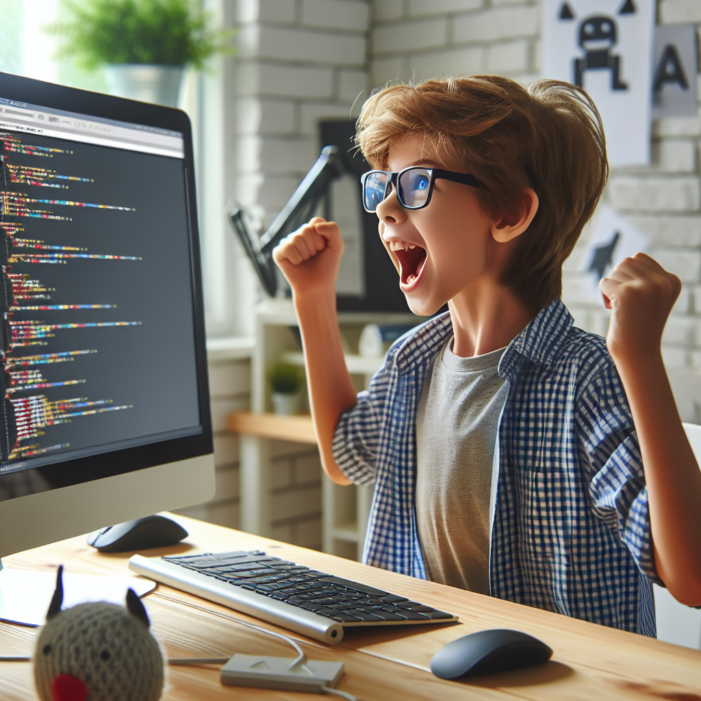 A Young Programmer in Action: Coding with Creativity