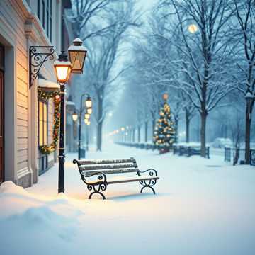 Peaceful Snowfall
