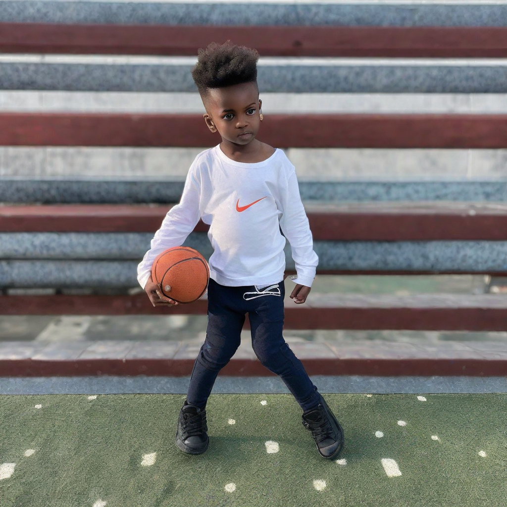 A Boy Shooting a Ball: Capturing Action in Motion