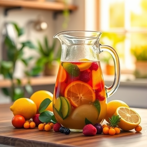 Cool Juice in the Refrigerator