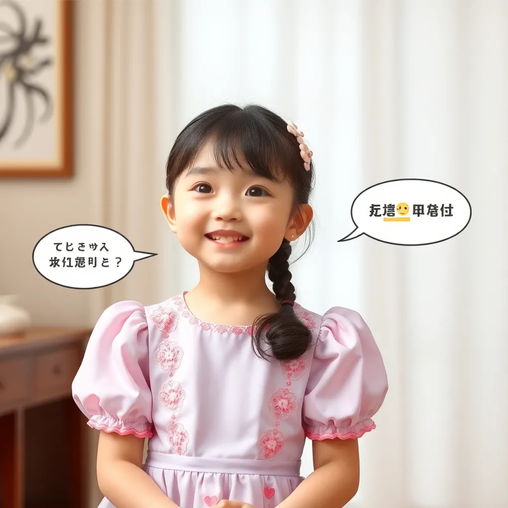 귀엽고 깜찍한 여자 아이가 초복을 맞아 부채를 부치며 웃고 있는 모습, 유머러스하고 재치 있는 표정, 한글 메시지 포함, 밝고 사랑스러운 분위기