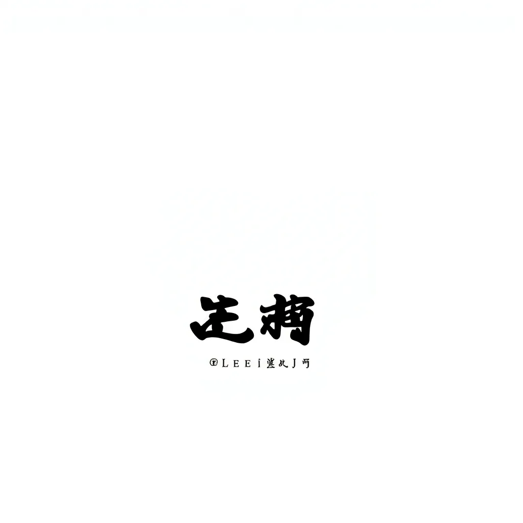 한국의 정통 사주 느낌을 살리면서, '이지사주'라는 상호명이 잘 어울리는 로고 디자인, 쉽게 풀이해주는 사주 컨셉에 맞는 조화로운 한글 타이포그래피와 전통적인 붓글씨 느낌을 조합한 스타일