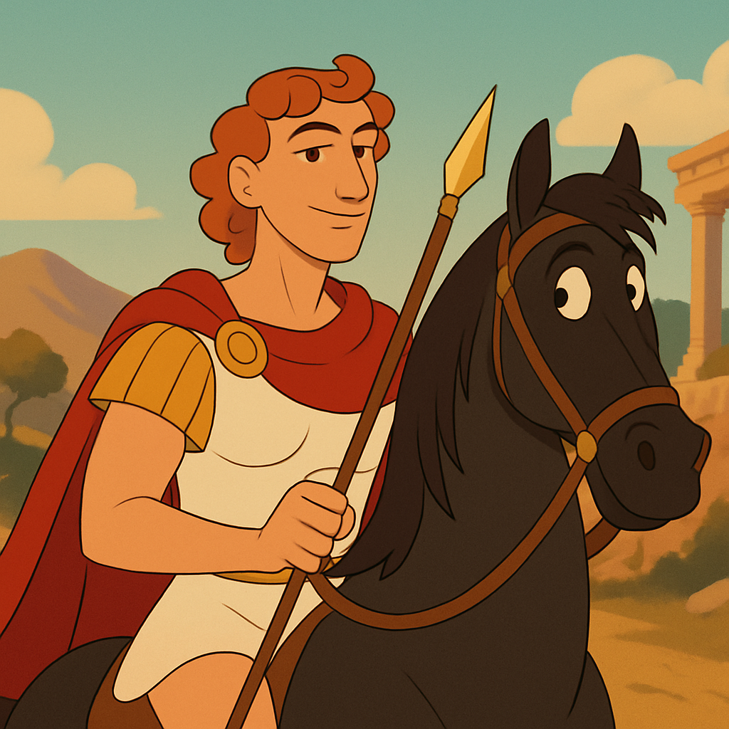 alexander the great on a horse