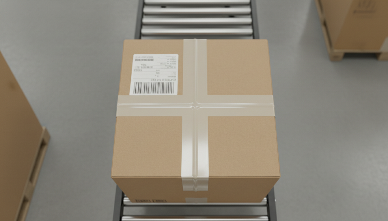 위에서 아래를 본 거처럼 그려줘. 테이프는 X자로 붙인 거처럼 해줘