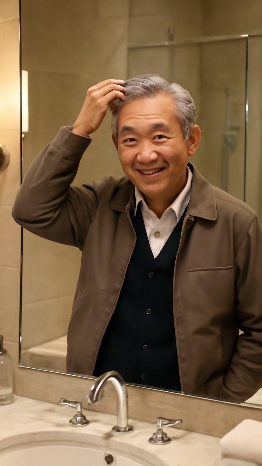 시니어 남성을 위한 클래식 헤어스타일 가이드