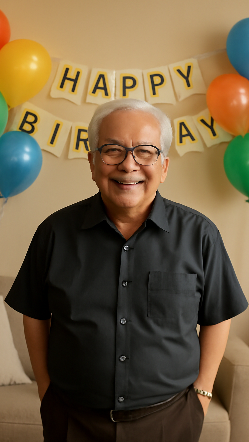 외할아버지와 외할머니가 지아의 13번째 생일을 축하해요!