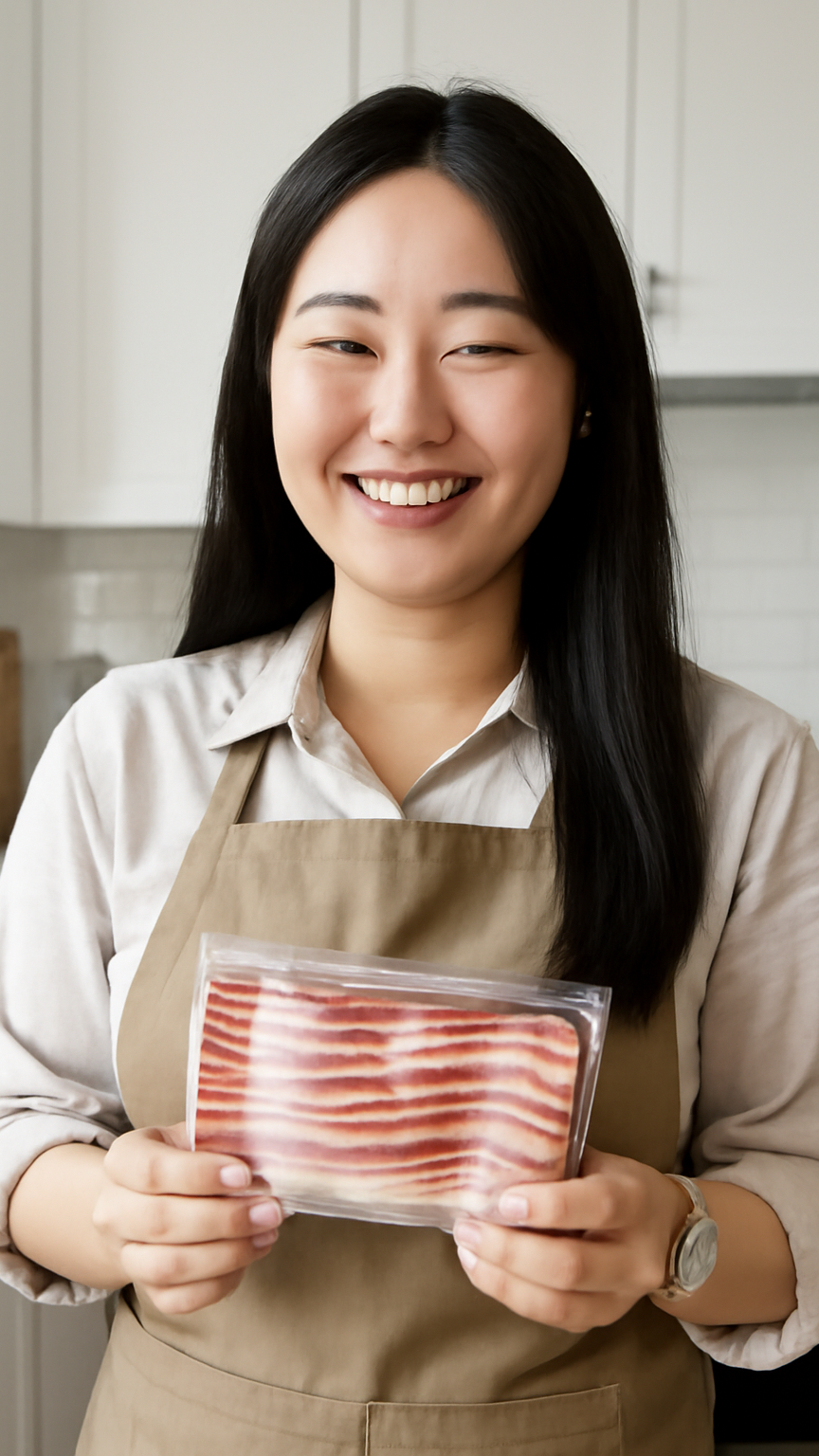오븐으로 완성하는 바삭바삭 베이컨 비법 60초!