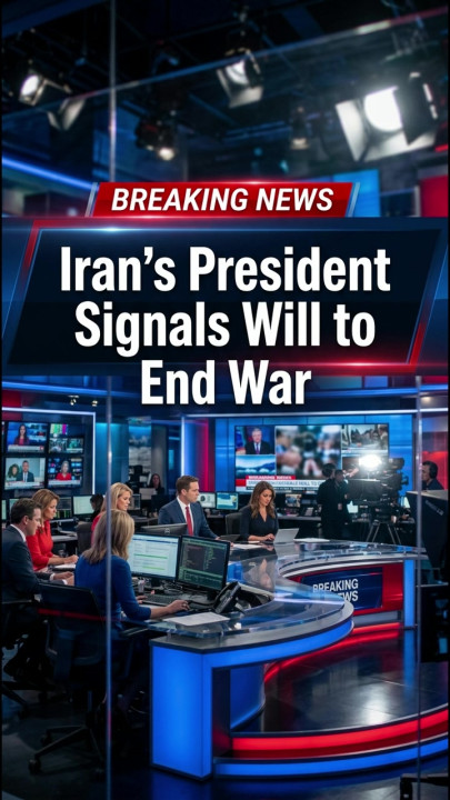 Iran’s President Signals Will to End War