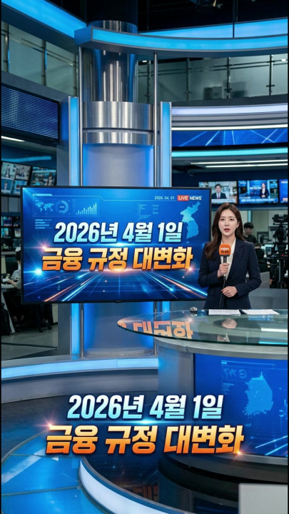 2026년 4월 1일 금융 규정 대변화