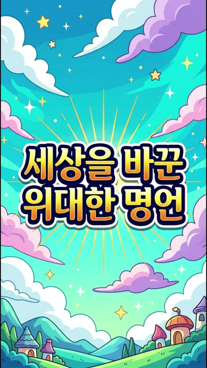 세상을 바꾼 위대한 명언
