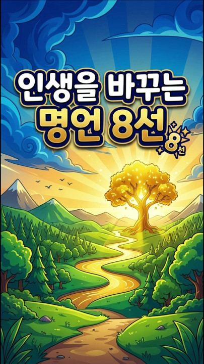 인생을 바꾸는 명언 8선