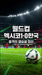 월드컵 멕시코 1-0 한국, 충격의 결승골